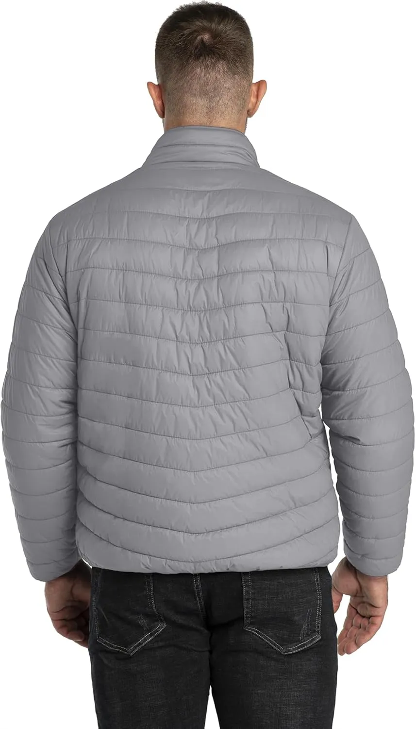 33,000ft Men's Puffer Jacket Lightweight Packable Winter Jacket
