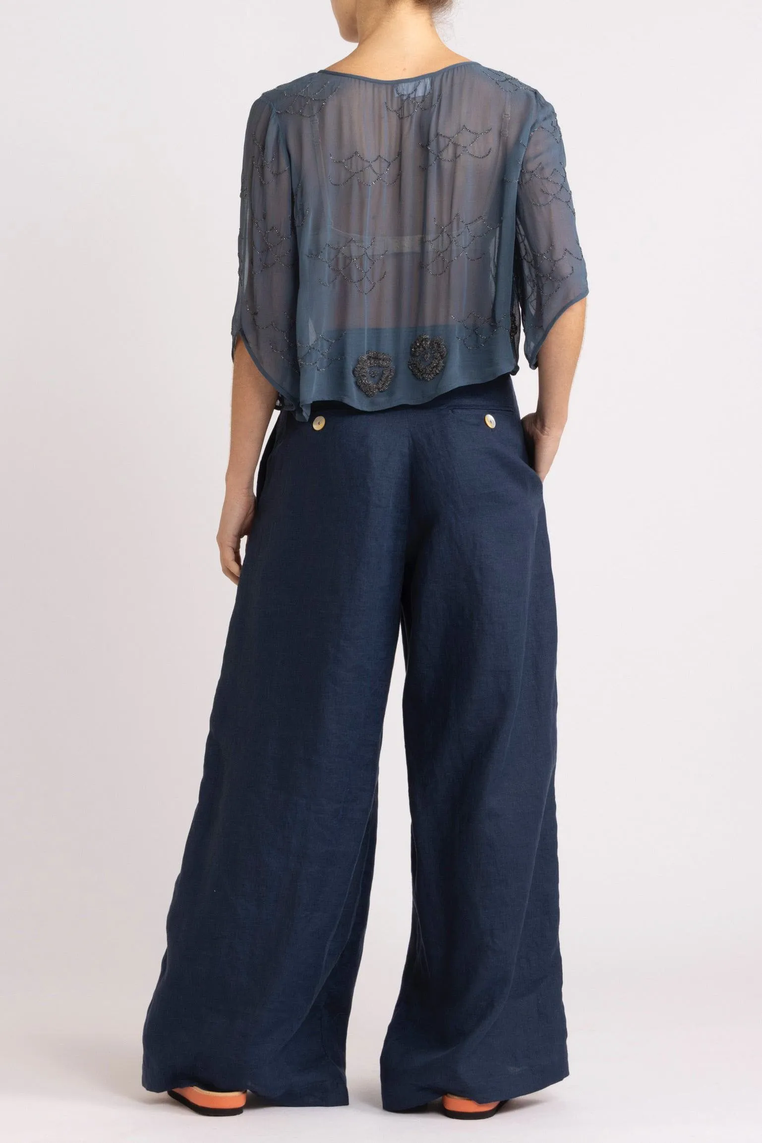 Darcy Beaded Chiffon Sheer Bolero