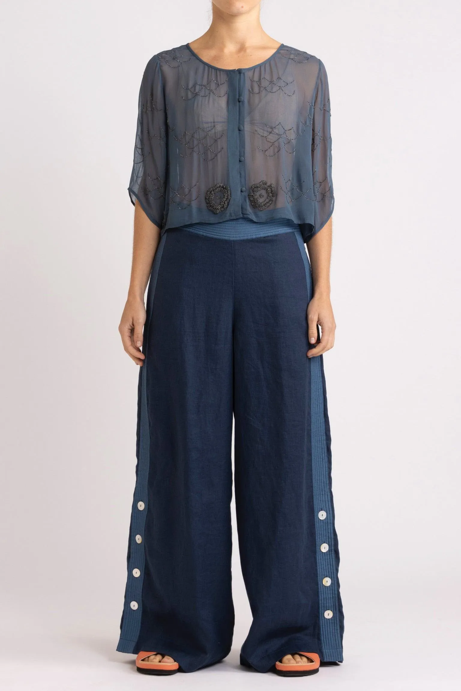 Darcy Beaded Chiffon Sheer Bolero