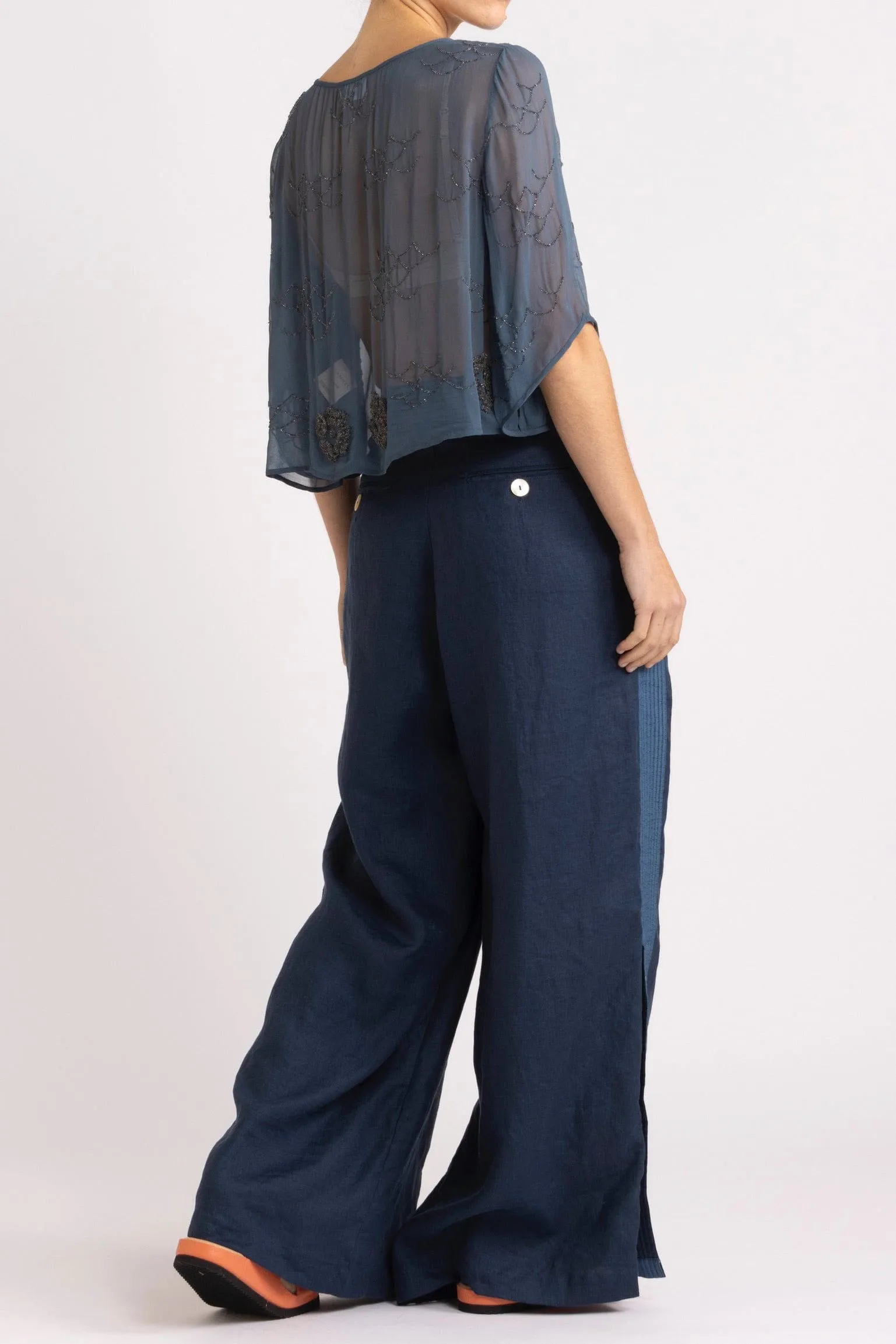 Darcy Beaded Chiffon Sheer Bolero