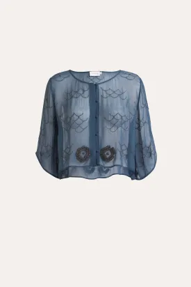 Darcy Beaded Chiffon Sheer Bolero
