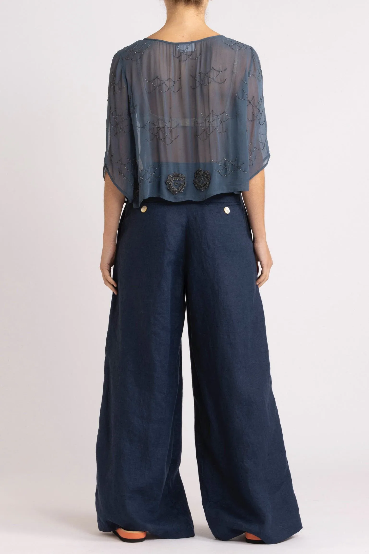 Darcy Beaded Chiffon Sheer Bolero