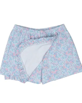Evelyn Cotton Candy Floral Skort
