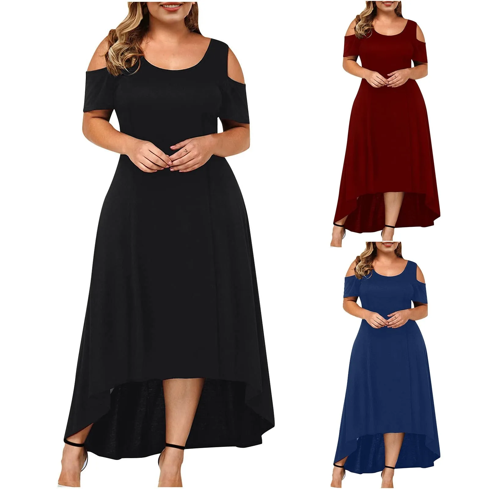 Funki Buys | Dresses | Women's Elegant Curvy Plus Size Dress