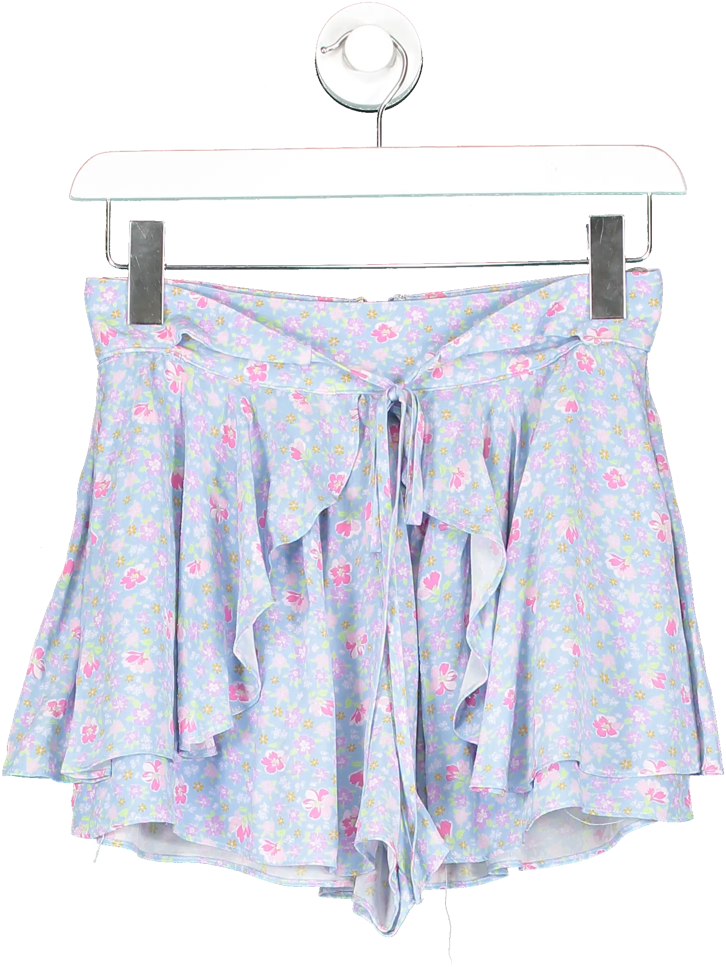 Majorelle Blue Floral Skort UK XXS