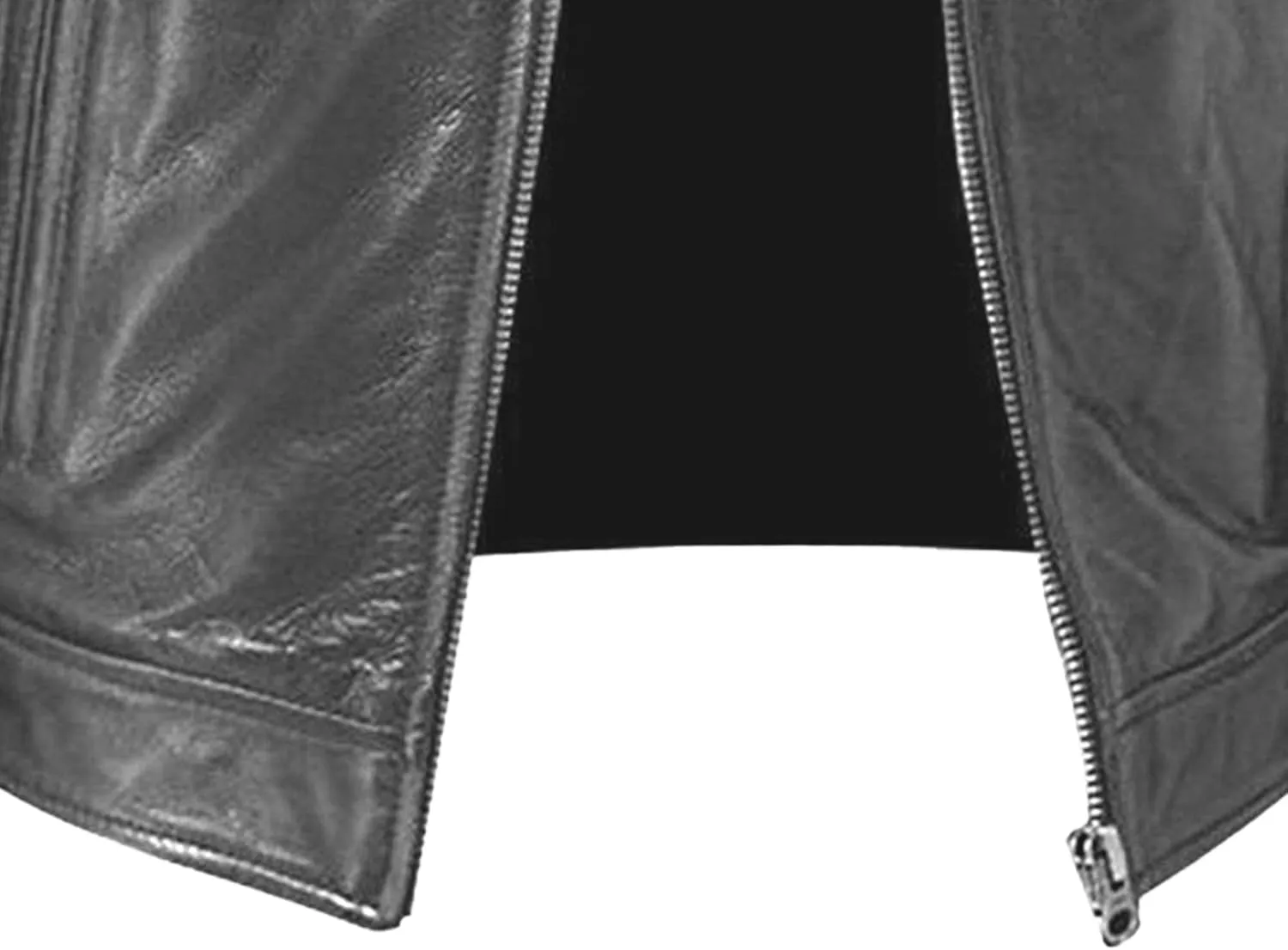 Men's Casual Leather Jacket Motorcycle Lightweight PU Outwear Stand Collar Bomber Leather Jacket