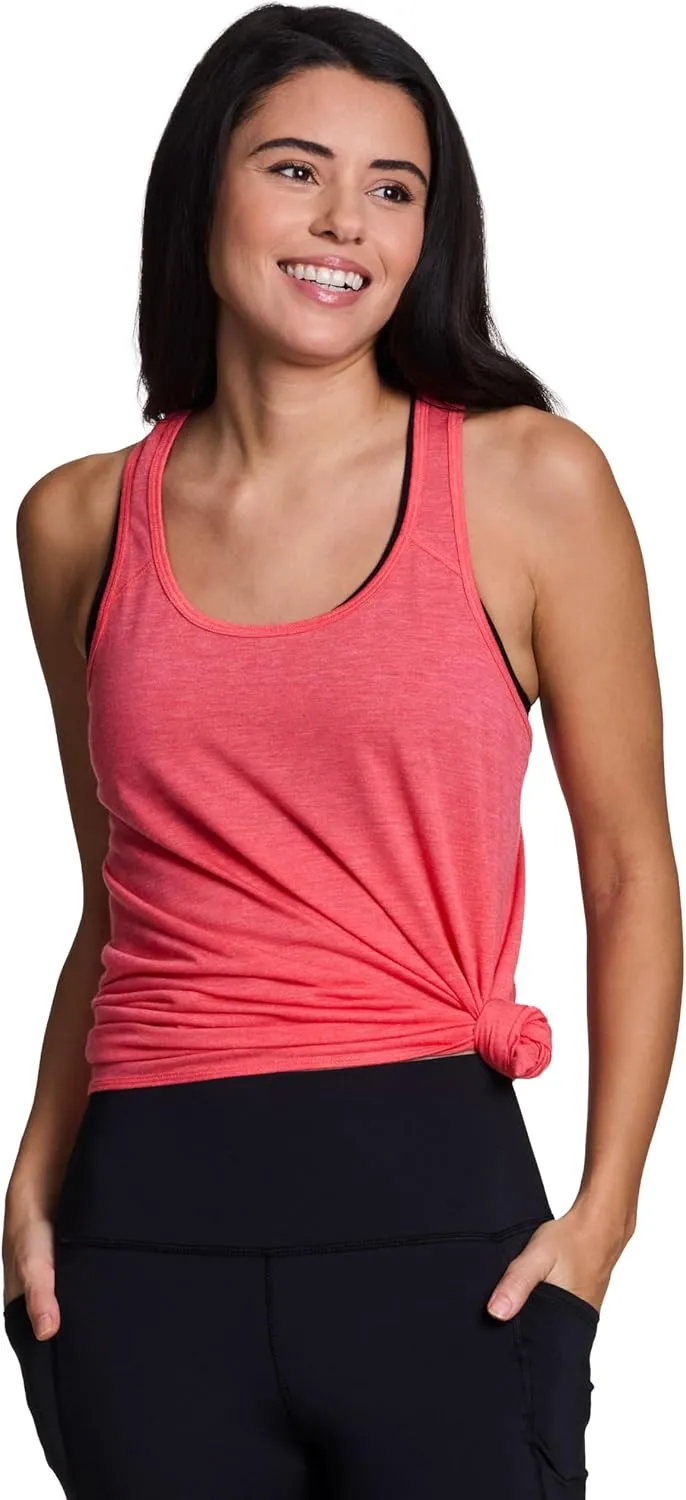 RBX Active Workout Tank Top for Women Racerback Flowy Yoga Top Fashion Detail