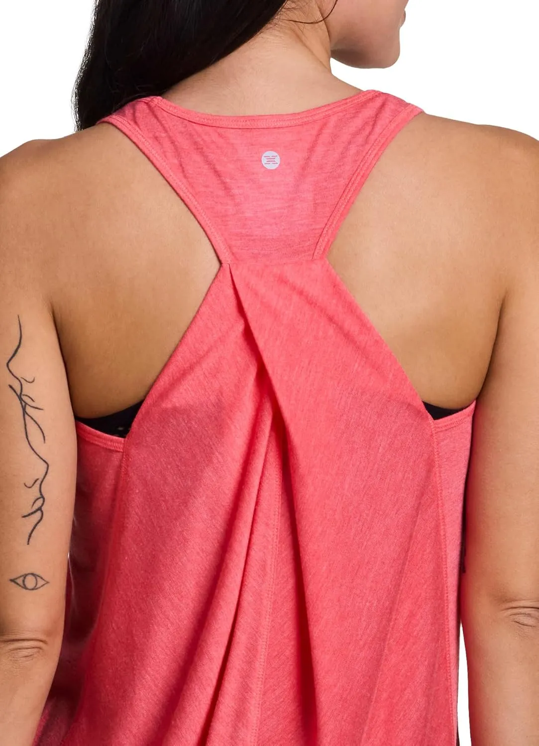 RBX Active Workout Tank Top for Women Racerback Flowy Yoga Top Fashion Detail