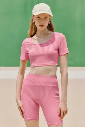Round Neck Crop Top