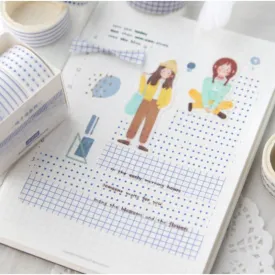 Simple Grid Washi Tape Set