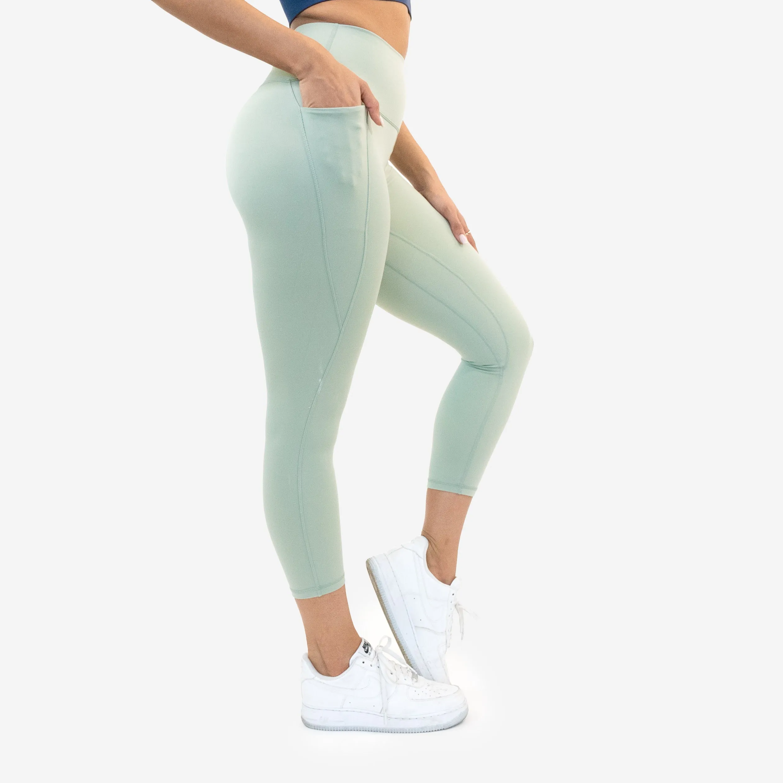 Skin Shakti Capris - Sage