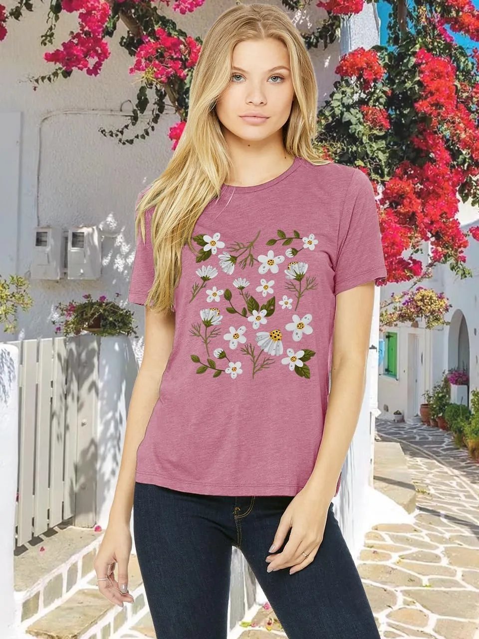 Sunflower Shirts for Women Faith Graphic Tees Short Sleeve Loose Fit Butterfly Teen Girls T Shirt Summer Tops