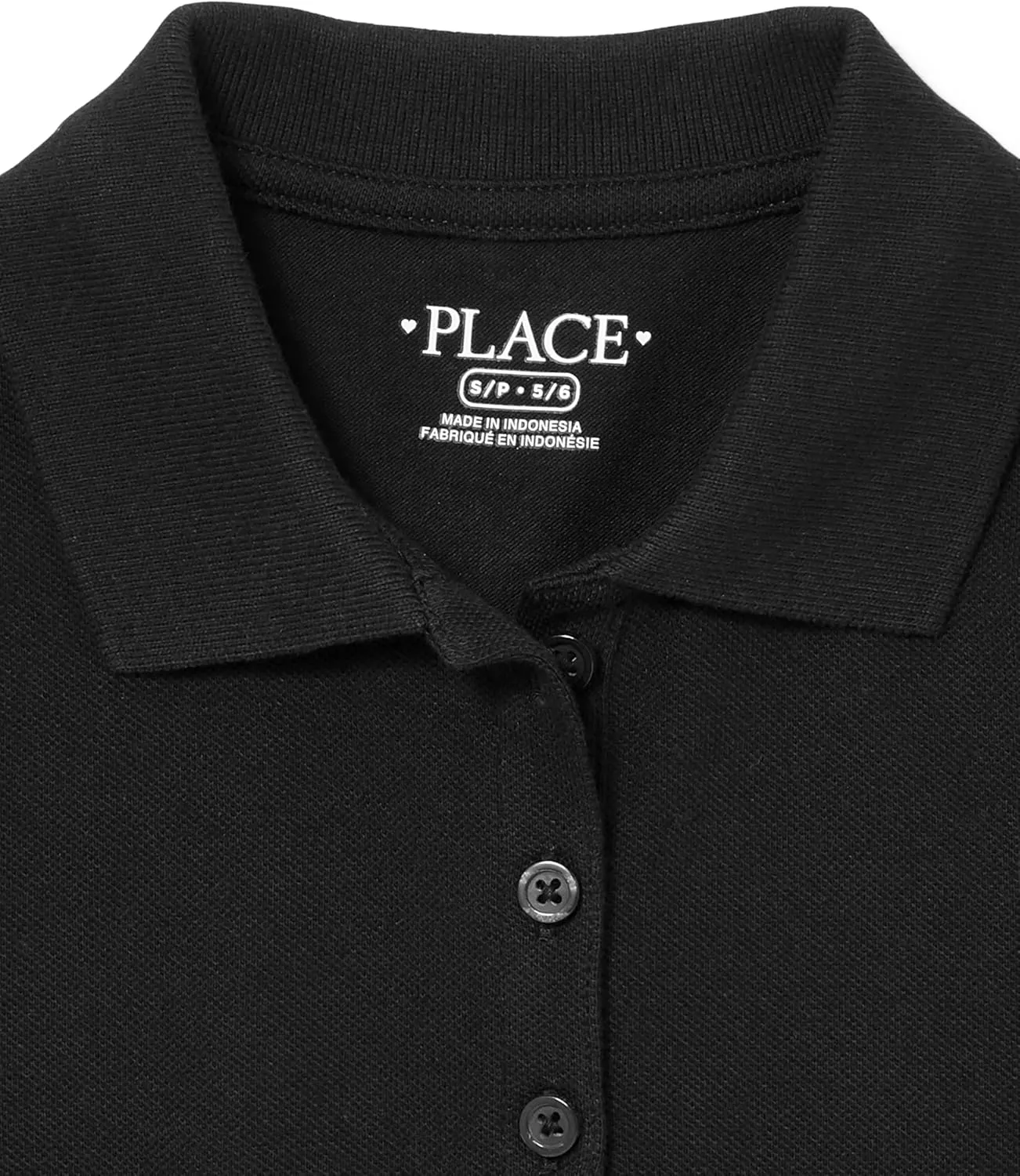 The Children's Place Girls' Long Sleeve Pique Polo