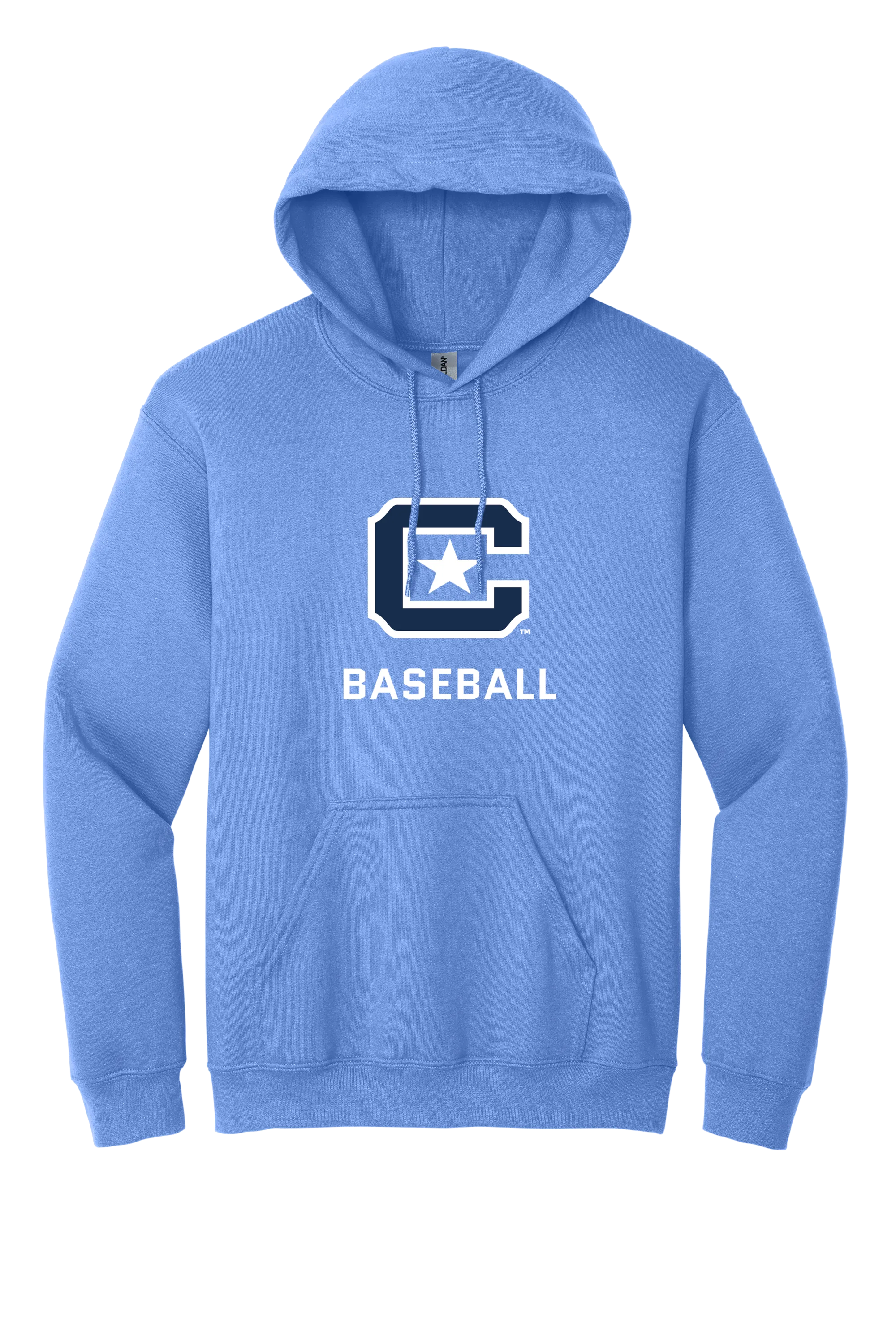 The Citadel Block C Star logo, Sports - Baseball,  Heavy Blend™ Hooded Unisex Sweatshirt