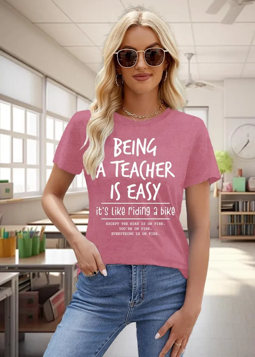 Womens Teacher Life Shirt English Teacher Tshirt Teacher Appreciation Tee Top