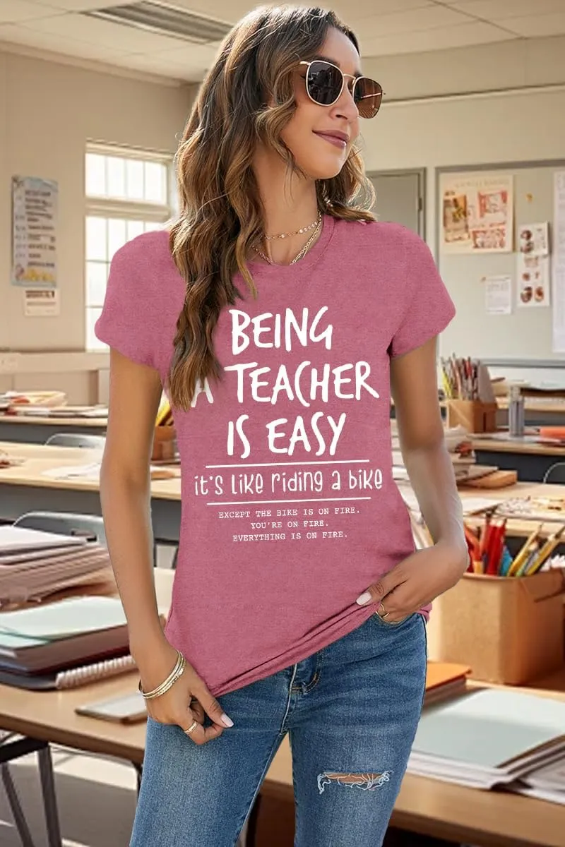 Womens Teacher Life Shirt English Teacher Tshirt Teacher Appreciation Tee Top